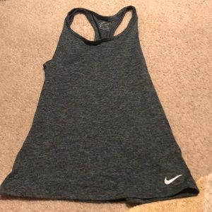 Gray Nike workout tank